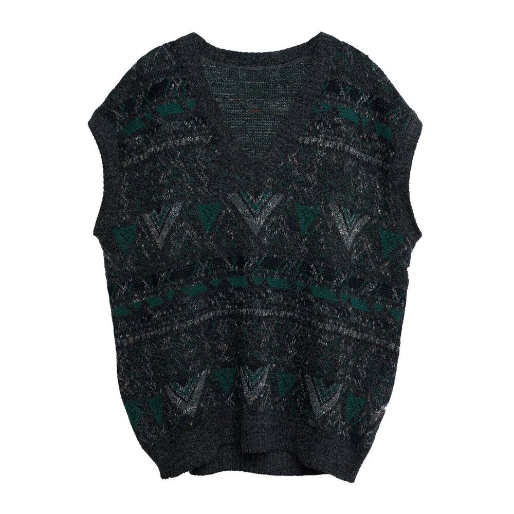 Sundazed (West Germany) 70s Vintage, Jacquard, Schurwolle Blend